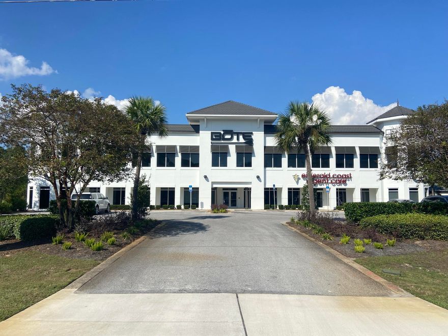 Fully occupied office building with direct Hwy.98 frontage in Miramar Beach. Excellent location less than 1/4 mile to the intersection of Hwy.98 and N. Holiday Rd. Many recent upgrades and improvements including interior build-outs, roof, exterior paint, bathrooms, and breakrooms. Tenants include BOTE, Emerald Coast Urgent Care, Alfonso Dance Academy, and others.