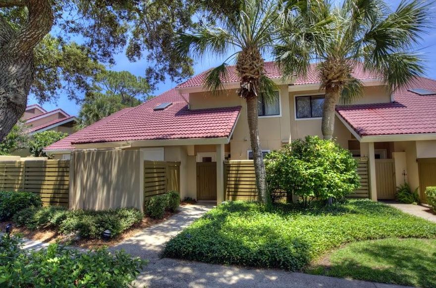 This beautiful 2 bedroom 2.5 bath Beachwalk has just been painted and looks new and fresh. It is the newest 2/2.5 plan which features a full size washer and dryer, higher ceilings, a bigger living area, double sinks in the master bath along with a separate shower and a big wooden deck overlooking the lake. You are in the new section of Beachwalk, but near the bridge walk over that takes you to the pool. It is a great location. It is being sold furnished and should be ready to occupy and enjoy.
