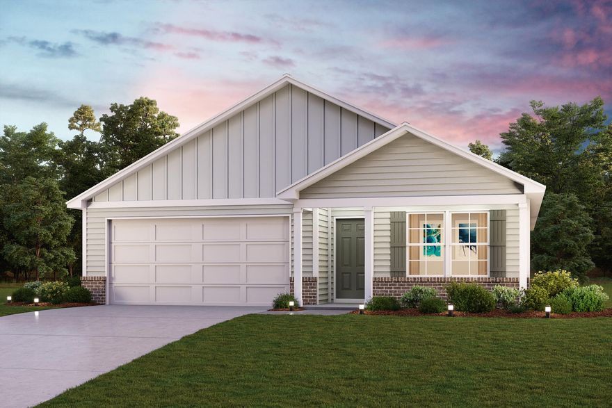 Prepare to be impressed by this DELIGHTFUL New home in the Costas Ridge Community! The desirable Carlisle Plan features an open living room that flows into a well-appointed kitchen. The Kitchen features gorgeous cabinets, granite countertops, and Stainless-Steel Steel Appliances (Includes, Range with Microwave, and Dishwasher). The primary suite has a private bath with dual vanity sinks and a roomy walk-in closet. This desirable plan also comes complete with a 2-car garage.