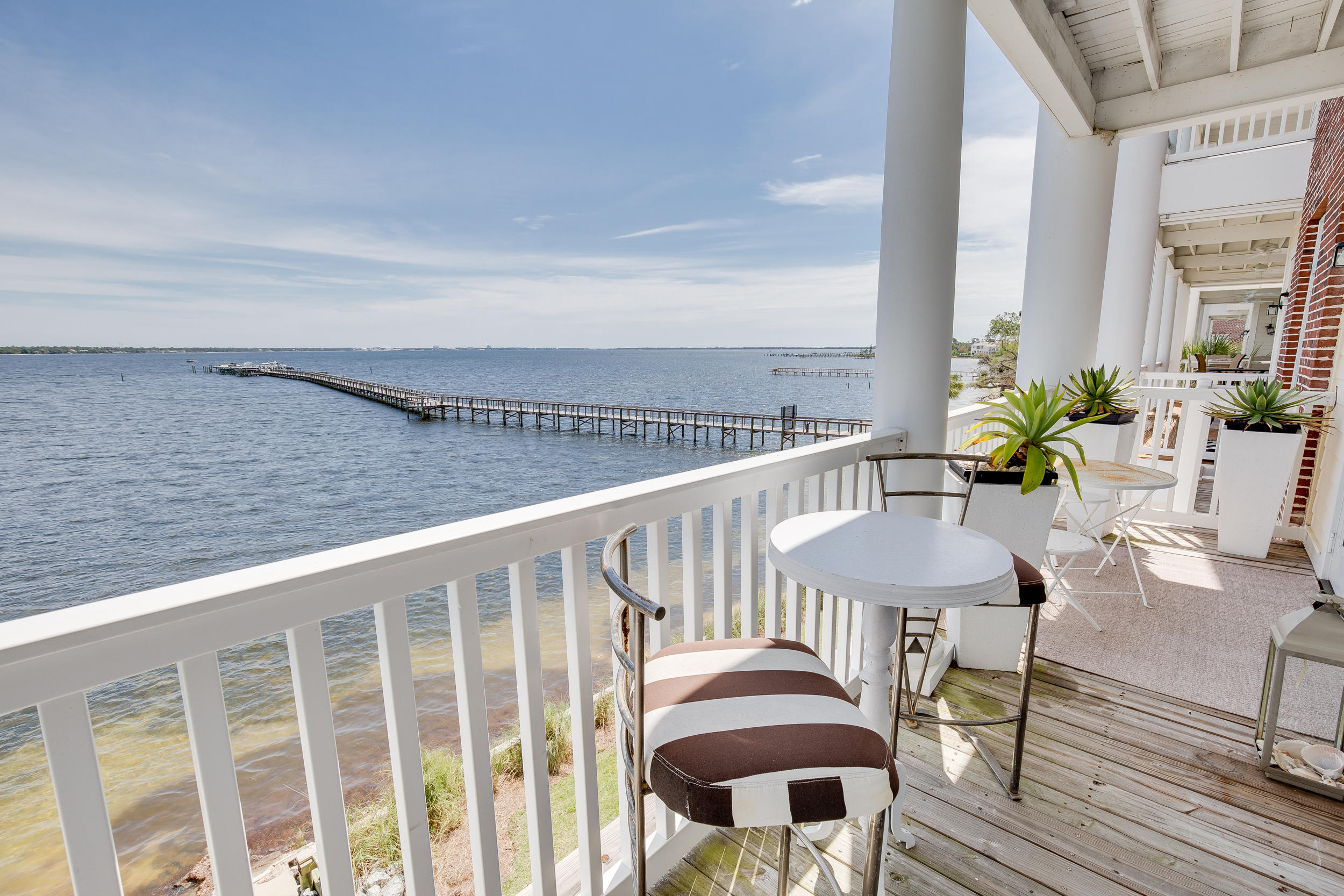 Welcome to Waterhaven PO73, a gorgeous 3BR/2.5BA condo residence that features stunning views of St. Andrews Bay. This 2nd floor residence presents an exceptional opportunity to own your own waterfront piece of paradise. Upon entering the spacious living/dining area you will find notable features like hardwood floors, crown molding and cascading natural light through the Bay front balcony doors. The over-sized Bay front balcony is ideal for enjoying serene views of St Andrews Bay. Directly off the living room is a chef's gourmet kitchen that is perfect for preparing any meal and comes fully equipped with Viking gas range, sub-zero refrigerator, wine cooler, ice maker and features granite counter tops and a large island. Near the kitchen there is a large laundry room with additional cabinetry for storage. There are two guest bedrooms, each with updated vinyl plank flooring, that have dedicated access to a large shared balcony overlooking the community and Jack and Jill bathroom. Adjacent to the large living room is the Bay front master suite which offers amazing views of St. Andrews Bay, upgraded flooring, walk in closet, large soaking tub, separate enclosed shower and two separate vanity areas. Waterhaven is a non-rental community tucked in the quiet shores of St Andrews Bay which offers first-class amenities while providing the homeowners an exceptional experience of tranquility and privacy, away from the fast-paced Panama City Beach scene. Amenities include an owners club with meeting room, conference room, owners kitchen, movie theater, fitness center, community pool and private marina with boat launch.