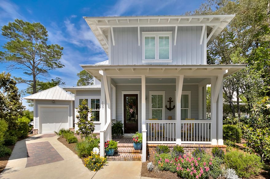 JUST REDUCED $20K! This home backs up to over 150 acres of Point Washington State Park and conservation area! Exquisite custom home in the gated community of Forest Lakes. This alluring 4 bedroom, 4.5 bathroom custom home has an open style layout with 2556 square feet of heated and cooled space with abundant outdoor living space. Built in 2015, the meticulous planning and details are apparent from the moment you arrive at this home with top quality materials and finishings throughout. The brick paved front porch welcomes you to a home with an open floor plan, natural light, hardwood floors and 10 foot ceilings throughout. The oversized formal dining room is perfect for entertaining and is spacious enough for large gatherings and dinners. Please click more for additional information.