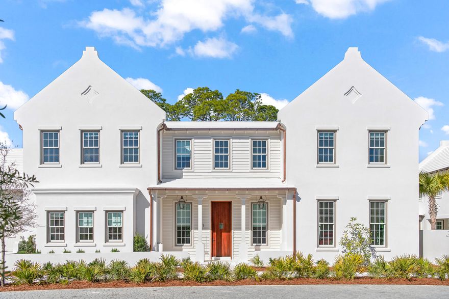 What sets 71 Whitten Way apart from all other homes in Alys Beach is the expansive great room opening to a large covered outdoor loggia and even larger courtyard/pool looking out to the private wooded conservation area. Across the street is Alys Beach's newest pool and food and beverage amenity, The Silva. Chancey Architecture and Interior Design delivered the finest finishes and furnishings throughout this 5 bedroom home which also offers a private office and large bonus room above the 2 car garage.