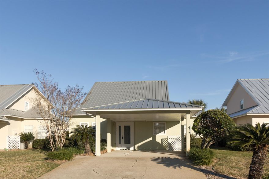 Don't miss this unique opportunity to own a cottage a Mainsail with all the privacy of a home & the amenities of condo. Light & opened, located steps from the beach, this 3BR/2.5BA home features wood and tile floors, stainless appliances, breakfast bar & large open kitchen w/ plenty of counterspace. Both the living room and master's suite open to a spacious patio area. The large master bath features double vanity sinks separate shower & jetted tub. There are 2 bedrooms upstairs one with a good-sized balcony. There is also a small bonus space that can be used as an office or extra sleeping area. Last year the 3 back doors were replaced with composite doors with built-in blinds & exterior electoral box was replaced. Don't miss out on this special home. See you at the Beach!