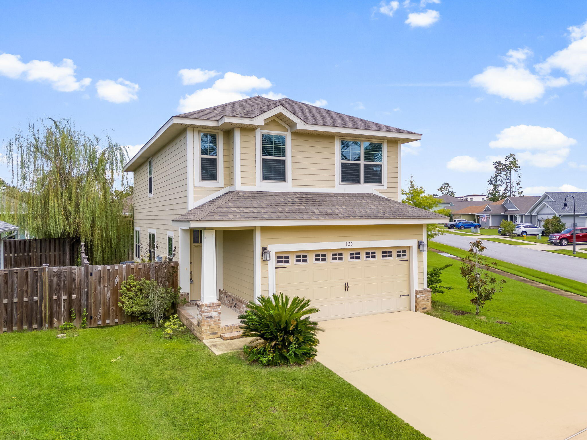 120 Brandywine is located in Lafayette Creek Landing just behind the Publix shopping center in Freeport. This desired location is only 20 minutes to the beaches of South Walton and a 15 minute trip north to interstate 10. Built in 2018, this 4 bedroom, 3 bath home has a 2 car garage. Corner lot offers ample space in the back and side yard. Beautiful Community pool and gathering area and walking distance to the Shopping Center. Too many upgrades to mention. Owner will consider Owner Financing with a Reasonable Down Payment. New Pictures coming soon.