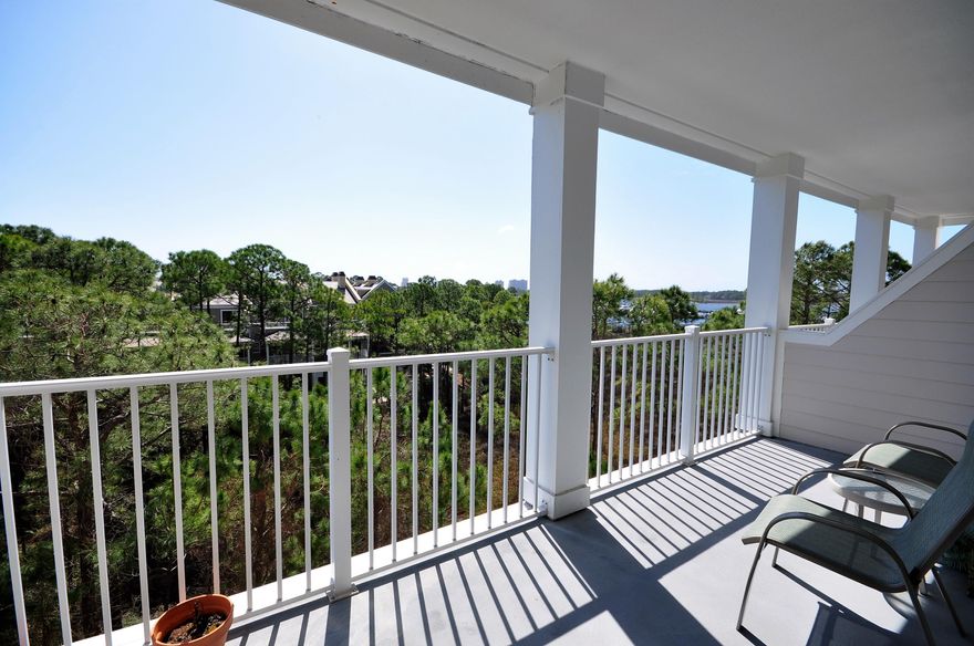 Enjoy 5th floor views of Baytowne Marina and the Choctawhatchee Bay from the comforts of your private, covered balcony. This floor plan offers a convenient 2nd full bath with walk-in shower, full kitchen open to the living area, and a master bedroom with private en-suite including a double sink vanity & large closet. Offered fully furnished and rental capable. Lasata is located within the Grand Complex which is adjacent to the Village of Baytowne Wharf, a pedestrian market place that hosts a variety of dining and shopping venues as well as day & night activities. Lasata offers a sparkling resort-style pool, hot tub and fitness room. In addition, owners have access to the private Solstice Club, an amenity for owners and their guests featuring grills, screened porch with gas fireplace...