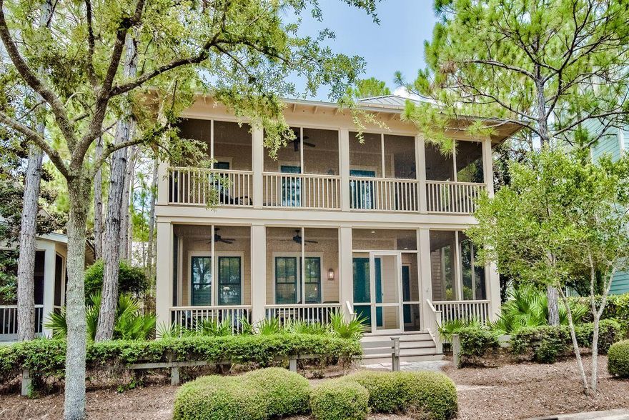Situated in one of the most desirable areas off Scenic Highway 30A, this two-story WaterColor home with three bedrooms and four full baths is located in the Camp District on Spartina Circle, just across the street from Camp WaterColor. This well-constructed, never-before-rented cottage boasts a spacious open floor plan with a large kitchen and dining space as well as living room on the first level and an extra den with a sleeper sofa on the second. A master suite and two additional guest bedrooms on the second level all feature ensuite baths. Positioned on a great lot in an even better location, this home's 2,645 square feet boasts a single-car garage, tower and nearby access to the amenities of WaterColor and beyond.