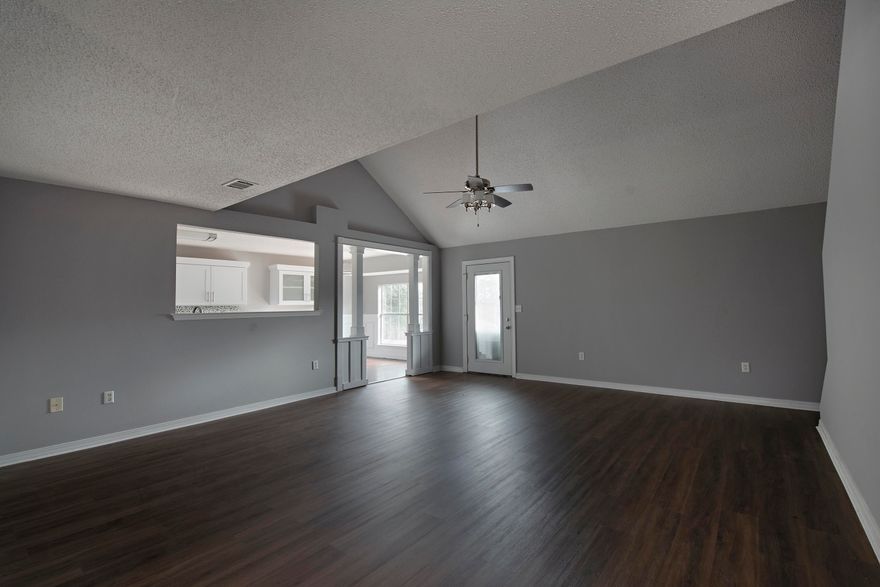 Opportunity and location! South Crestview just off of Antioch Rd. in the desirable RIVERCHASE subdivision. Close to 7th Group, Duke, and Eglin AFB. This beautiful home sits high and dry on an oversized corner lot with a side-entry garage. 5 bedrooms and an expansive great room are the highlights of this modern, open floor plan, Brand new roof in July 2018! Updated with new composite plank flooring and granite counter tops. Large backyard with lots of potential. New fence installed Jan. '19. Come see it today!