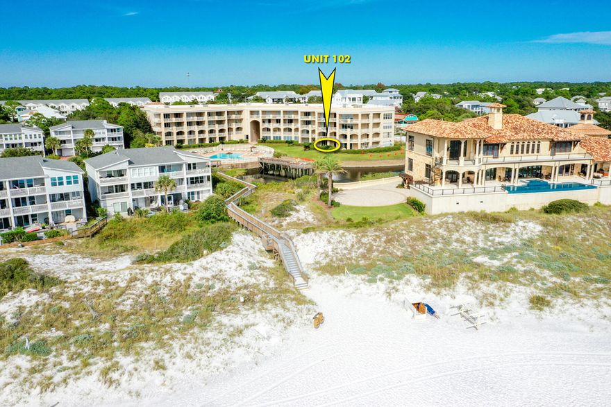 Fantastic opportunity to enjoy a fabulous condominium community with direct access to the most amazing beach in the world, along Florida's coveted Scenic 30A! San Remo owners and guests enjoy private, gated access, architecturally inspiring building, spacious floorplans, wonderful amenities, and magnificent views of the Gulf of Mexico!