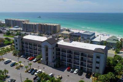 Literally steps to the beach access. First floor 3BR 2Ba condo . Wake up to the sound of the surf. This unit is fully furnished and rental ready. Conveniently located to restaurants, shopping and outlet mall. Alerio amenities include pool , meeting room and beach access. Hurry, this will not last long. More photos coming soon. Buyer to verify all measurements.