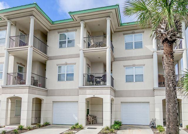 This gorgeous townhome condominium is located south of 30A and conveniently close to everything. Gulf views can be enjoyed from multiple balconies, as you are just one building away from the beach. A private elevator serves all 3 floors of the building. Renovated in 2018, the unit features new paints, quartz countertops, and updated furnishings.