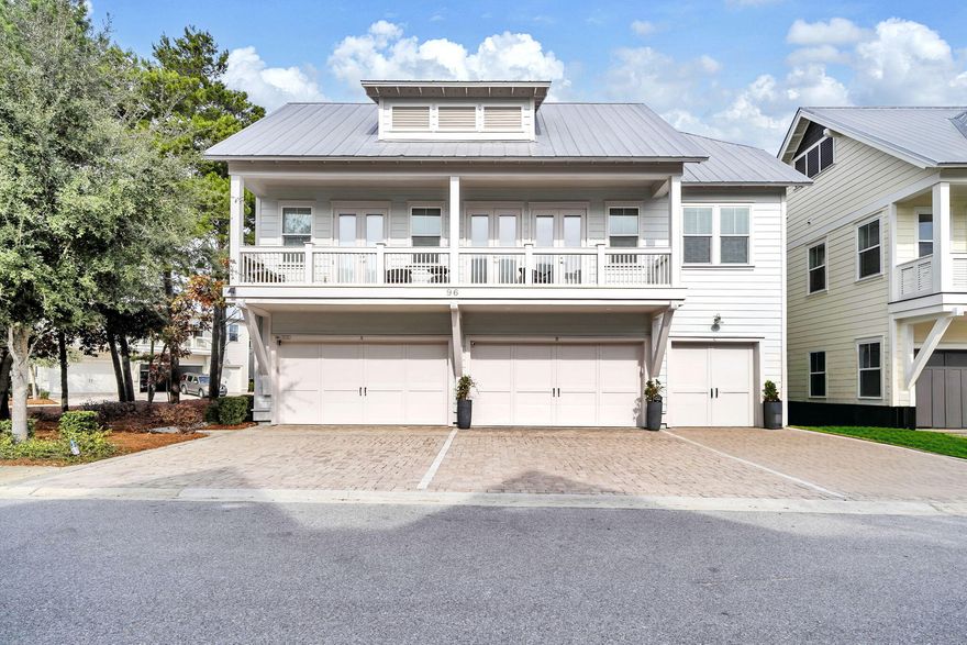 Located in Prominence North along iconic Highway 30A between Seagrove and Alys Beach, this beautifully maintained townhome offers effortless access to resort-style living, including stunning pools, a fitness center, and private beach shuttle service. Enjoy an easy stroll to The Big Chill with its popular restaurants, shops, and vibrant event lawn.  This 3-bedroom, 2.5-bath residence features 10-foot ceilings, hardwood-look tile floors, granite countertops, stainless steel appliances, and a spacious kitchen island with sink and seating. Custom plantation shutters and decorator-level furnishings enhance the open-concept layout, with all furnishings conveying.  The primary suite offers a king bed, walk-in closet, and full bath. Bedroom two features custom queen built-in bunk beds (2022), while bedroom three includes a king bed. Each bedroom is equipped with a TV, ceiling fan, and ample storage. All linens, bedding, bath, and beach towels are included.  Recent updates include a tankless water heater (late 2025), new washer and like-new dryer, new refrigerator (2021), and quiet-lift garage door system (2021). The two-car garage is fully stocked with beach chairs, wagon, umbrella, cooler, and an owner's closet with new shelving.



Impeccably cared for and turnkey, this home is ideal as a primary residence, second home, or high-performing rental property.


