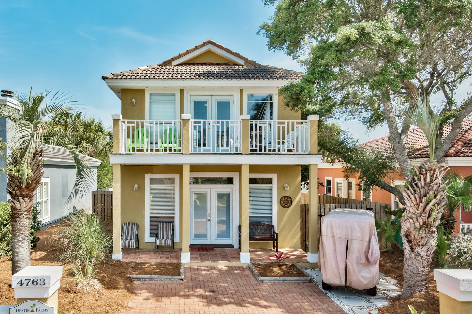 This colorful Mediterranean style home is a well-maintained Vacation Rental POWERHOUSE. With a gross Rental History in excess of $65K+ last year with HEAVY owner usage and $63K+ in bookings year-to-date and growing. This home makes the perfect Investment opportunity. Located a couple blocks from the beach, this spacious home features three bedrooms, three bathrooms, and an open concept throughout with a split bedroom floor plan allowing for privacy. Create lasting memories by the private heated pool and throughout this remarkable home. Whether a primary residence, second-home, and/or investment property this home will certainly exceed your wants! Terra Cotta Terrace offers Owners & Guests DEEDED beach access, beach volleyball court, community pool, and club house! *Golf Cart negotiable