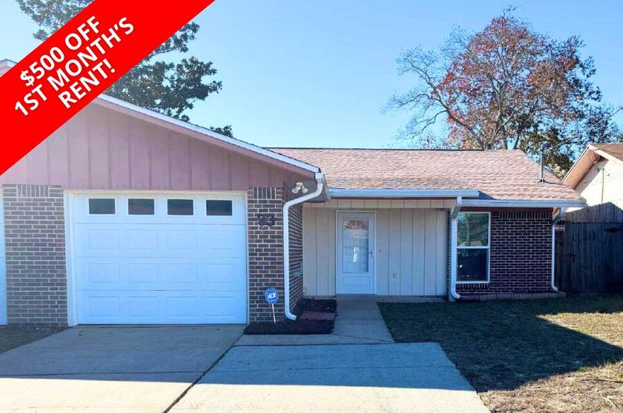 $$500.00 OFF FIRST MONTHS RENT! This charming 3-bedroom, 2-bath townhouse offers 1,206 sq ft of bright and comfortable living space. The open-concept layout creates an easy flow between the living, dining, and kitchen areas, perfect for relaxing or entertaining. Each bedroom provides a cozy retreat with plenty of storage, while natural light enhances the home's warm and welcoming feel. Conveniently located in the heart of Shalimar, close to shopping, dining, and local amenities. All we need is you! With an approved pet application, owner will allow dogs only (up to 70lbs) or less with a $350 non-refundable pet fee for each pet. All Coastal Realty Services residents are enrolled in the Resident Benefits Package (RBP) which includes renters insurance, HVAC air filter delivery (for applicable properties) and our best-in-class resident rewards program, and much more! More details upon application.