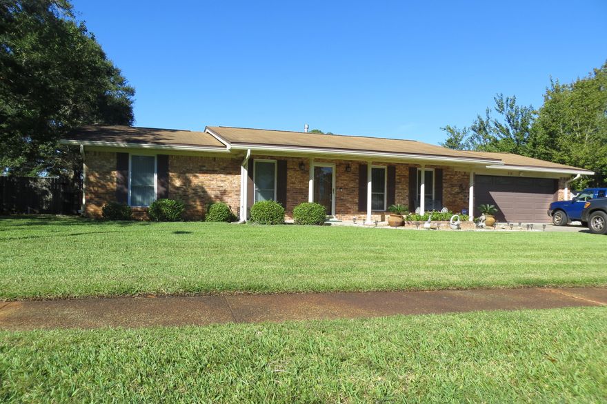 Total pride of ownership in this home. Beautifully large landscaped yard with plush green grass that is fully fenced in. All brand new upgraded appliances in the kitchen that has a large eating area plus a breakfast bar and a new quartz countertops and tile back splash. Formal living room has built in glass shelves to show off your collectables. Crown molding through the whole house. Awesome bonus room 18x18 with lots of windows for natural light that goes out to a covered patio area that is great for enjoying the outdoors and for entertaining. Hall bath is wheel chair accessible and has built in medicine cabinet. Home even has a generac for back up power when the main power goes out. Plus a whole lot more This is a great house to call home.