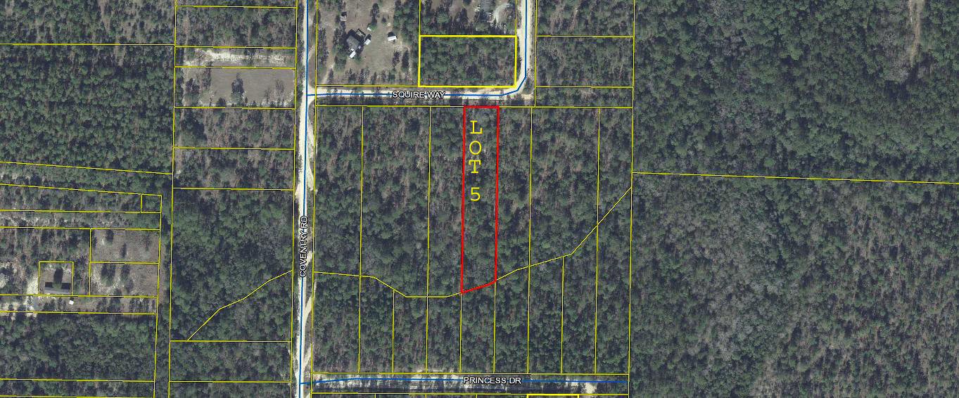 Nice buildable lot in fast growing Mossy Head. Great location convenient to DeFuniak Springs, Crestview, Eglin Air Force Base and the beaches of South Walton. A copy of the lot plat map is in Documents.