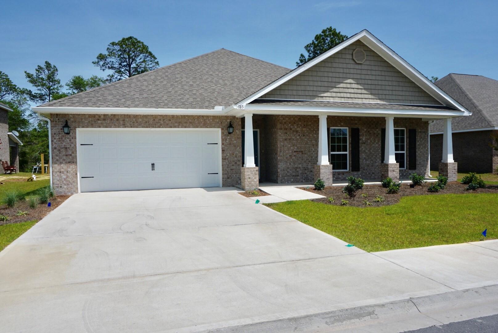 For a short time, Seller offering $10,000 in closing costs for buyers using affiliate DHI Mortgage for financing. Elegant and functional one story ranch style home in Phase IV Peach Creek with front porch. The Victoria is an open concept floor plan with beautiful kitchen island overlooking large living room. Master suite tucked away for privacy. Large 4 piece master bathroom with water closet and walk in closet. Additional bedrooms and kitchen on opposite side of home from master. Home features covered porch in rear of home. Lot backs up to green space. Finishes include ivory painted cabinets, granite countertops throughout, stainless steel Frigidaire appliances, engineered hardwood floors in common areas, kitchen/dining/living areas, carpet in all bedrooms and tile in bathrooms.