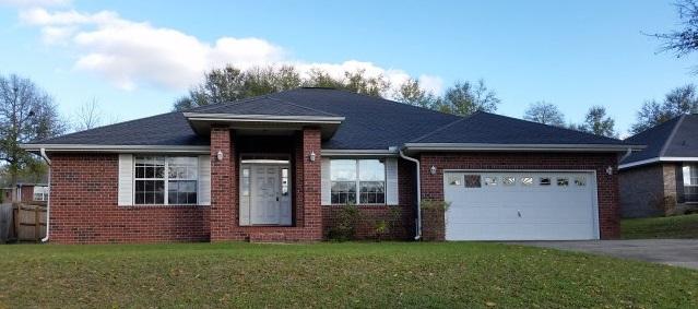 Real Estate Owned. 4 bed 3 bath over 2300 sq ft. Home has His and Her master baths. This is a well established neighborhood on the north end of Crestview. It has easy access to shopping, schools and bases. This neighborhood just started with more new construction on the vacant lots in the neighborhood.