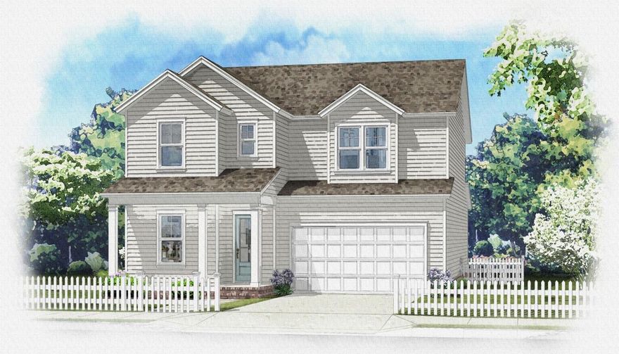 This beautiful two-story home, the Sycamore Plan, provides 2450 sq ft of meticulously designed space with 4 bedrooms and 3 full baths! The primary bedroom and gorgeous en-suite bath are located upstairs along with 2 other bedrooms and another full bath. The laundry room is also upstairs making for ease and convenience! Downstairs you'll find a well-equipped kitchen with shaker cabinets, quartz countertops, gas stove and a large walk-in pantry. Durable LVP flooring throughout (with tile in the wet areas) too! Deer Moss Creek Community Clubhouse, now complete, offers a swimming pool, clubhouse, playground, basketball court just minutes away. Estimated completion November 2025.