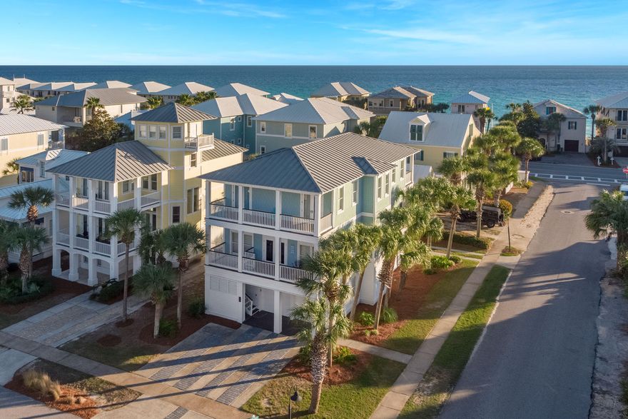 ''Gulf Star'' is a wonderfully maintained 7 Bedroom 7.5 Bath home in the ever popular Frangista Beach Community! Perfectly situated on the corner of Los Angeles St, you are just steps from the beautiful white sands of the Emerald Coast. This unique property features a 5 bedroom, 5 bath main home with an attached 2 bedroom, 2 bath guest home equipped with its own entrance and parking. Newly built-out heated and cooled bonus/gaming area adds the best compliment to the vacationers after a long day at the beach! Perfect for large families wanting the benefit and flexibility of 2 homes in one! Frangista Beach offers a great community pool less than 50 yards away. Come see this one today!