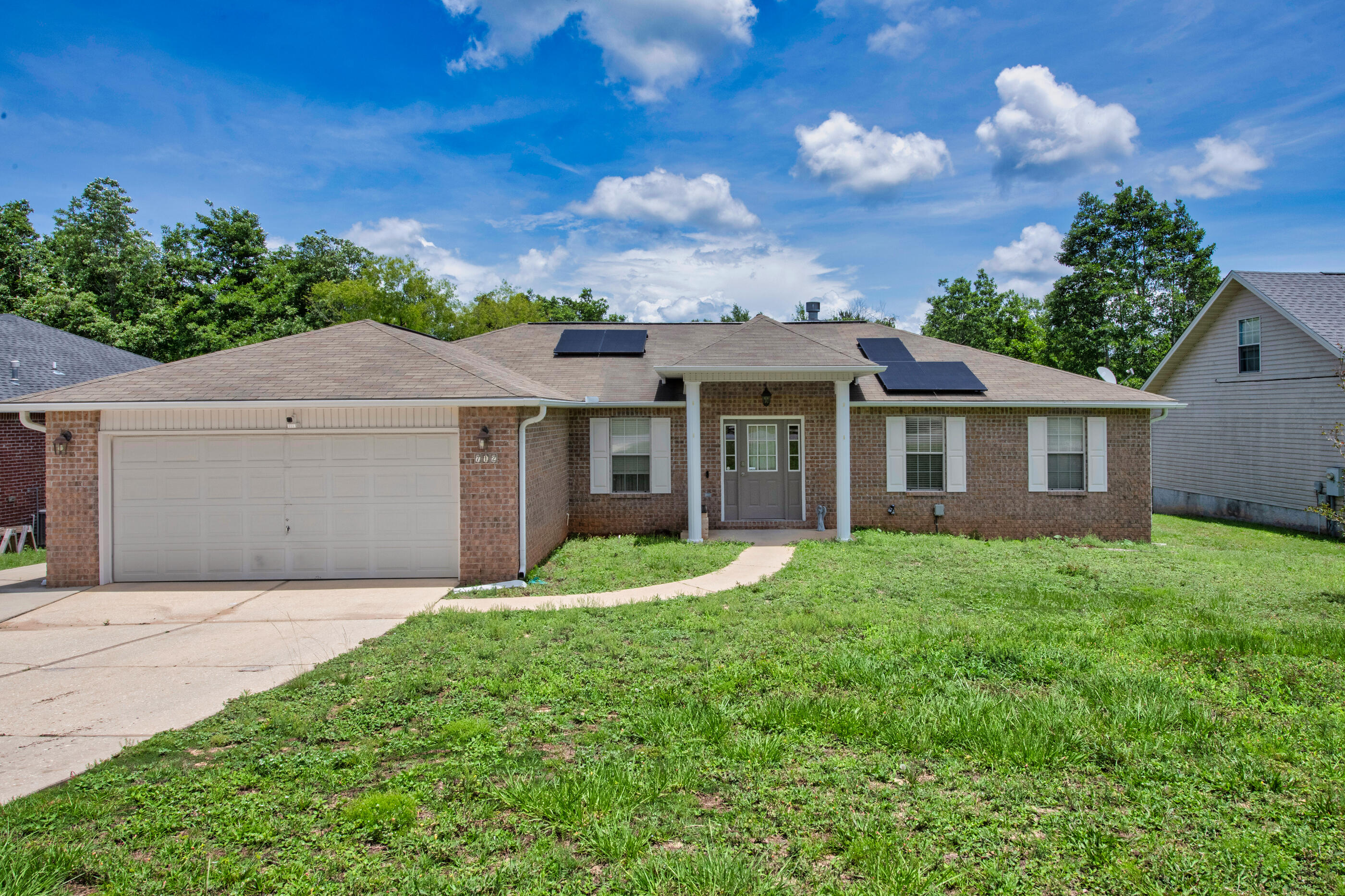 Rare Find in Crestview--Private Backyard + Room to Live!Looking for a home that gives you space, style, and privacy? You've found it at 712 Riva Ridge Drive! This beautifully kept home is packed with desirable features that make it stand out from the rest--and it's ready for you to move in and make it yours.Inside, enjoy the bright and open layout enhanced by tall ceilings, a statement fireplace, and an elegant formal dining room. The spacious office is perfect for remote work or hobbies, and the oversized master suite offers a walk-in closet and a master bath with dual vanities--no more sharing space!You'll love the tile flooring in high-traffic areas like the kitchen, eating nook, bathrooms, and large laundry room. And just wait until you see the back deck--perfect for entertaining, grilling, or simply enjoying your morning coffee in peace. Even better, you'll have no back neighbors, thanks to the lush protected green space beyond the fence.
Homes like this don't hit the market every day. Call now and schedule your private showing!