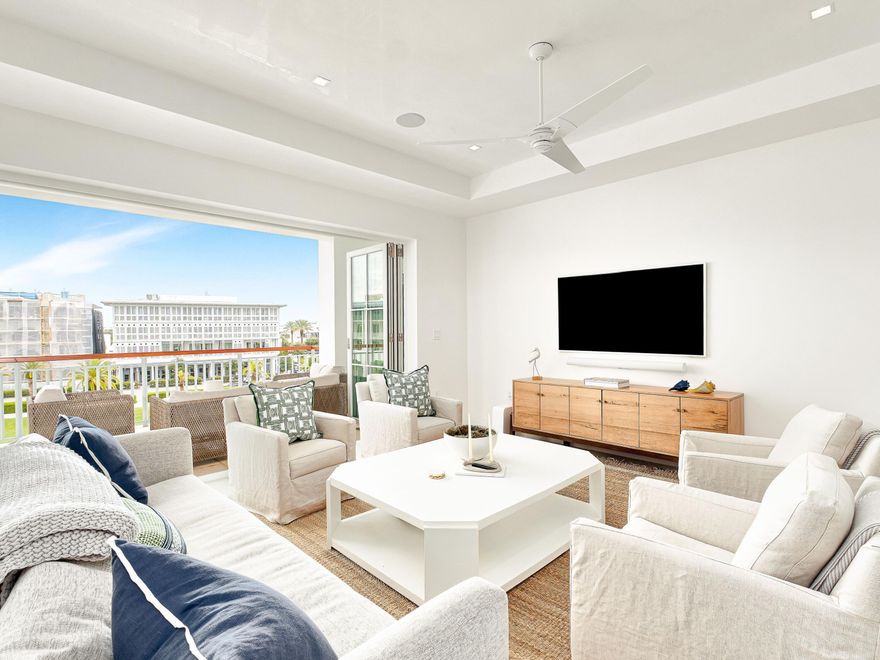 Located in the heart of Alys Beach, this exceptional Camden residence blends refined elegance with coastal sophistication. Completed in 2021, the open living area seamlessly connects to a private balcony through fully retractable glass doors, creating an effortless indoor-outdoor flow. The chef's kitchen features professional-grade appliances, quartz countertops, and a sleek waterfall breakfast bar, complemented by a designer-lit dining space. The serene primary suite offers floor-to-ceiling windows and a spa-like ensuite with dual vanities and a walk-in shower. Two additional guest suites each have private baths. Owners enjoy exclusive amenities including the Caliza Pool, fitness center, tennis courts, deeded beach access, and assigned parking, with upscale dining and boutique shopping just steps away.

This is Alys Beach living at its finest  sophisticated, effortless, and unforgettable.