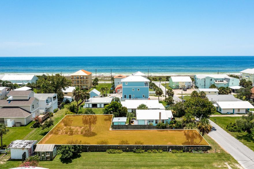 This 50'x140' lot and 50'x 60' lot for a total of 10,000 sq feet +/- are being sold together in Sunnyside on the Gulf. This rare opportunity is a very large lot! Perfect for a large vacation rental home with pool and a very large guest home or build your primary or your vacation home on this large lot. Sunnyside has 2,800 +/- feet of dedicated beach for the use of the owners and their guest. The POA has just received approval to install gates to maintain the privacy of the 2,800'+/- feet of beach. It is the responsibility of the buyer to verify with the Bay County Planning Dept what may be built on this parcel. 850.248.8250