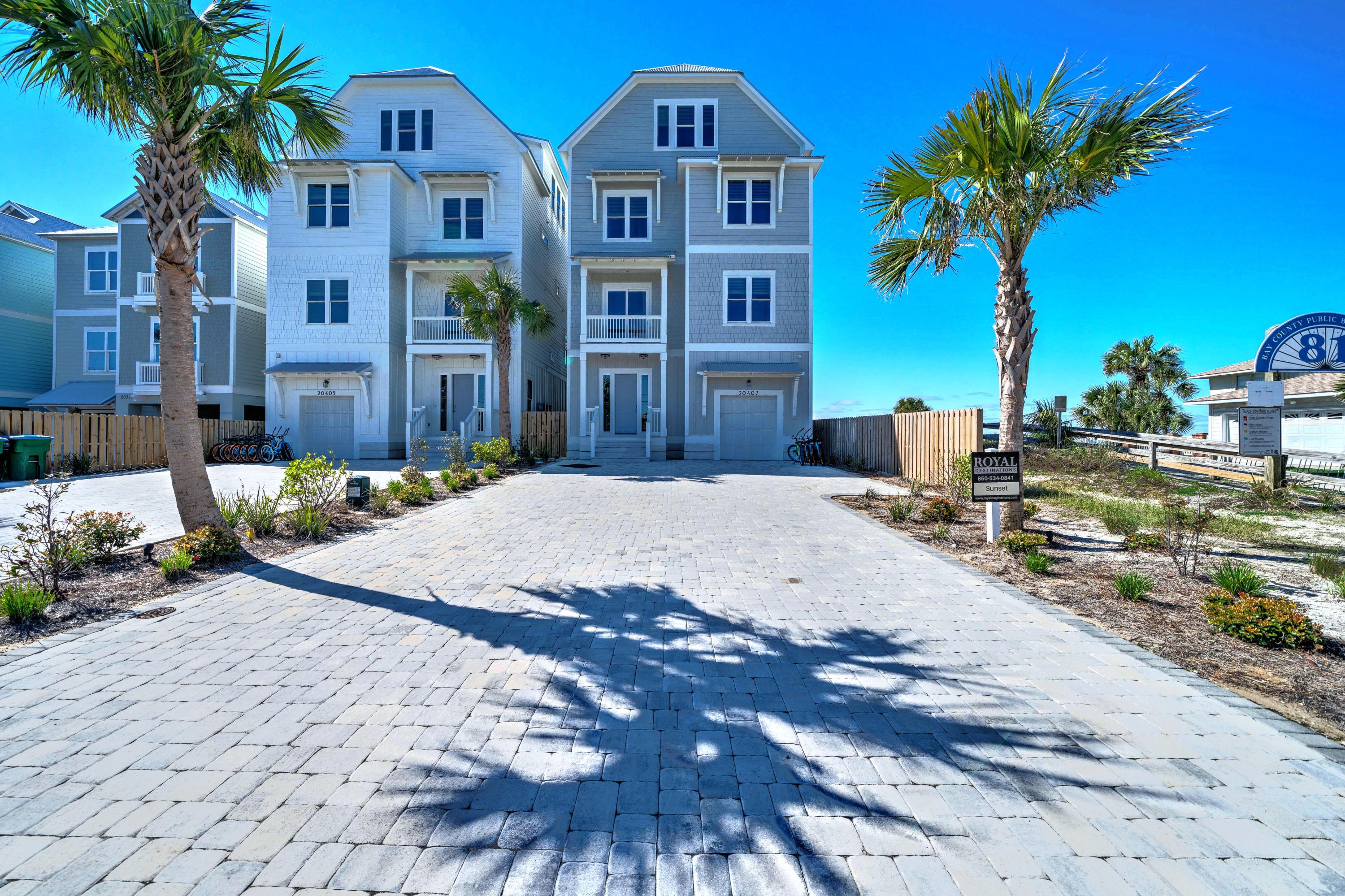 Start counting the rental income possibilities if you want a stellar investment! The potential is unreal for this NINE BEDROOM, NINE AND A HALF BATH Craftsman Style Beach House built in 2019. Laguna Beach has forever been in the hearts and minds of locals and longtime visitors to Panama City Beach. It would surely be a place that renters or relatives could enjoy for years to come whether they swim in the ocean or dip in the private pool and spa. Think of what a home this size could mean as your legacy to future generations. Consider real estate when managed properly as a safe bet for your future. Who wouldn't love our emerald waters and our sugar colored sand? You are minutes to popular 30-A and to Inlet Beach in one direction and Pier Park and the International Airport in the other.