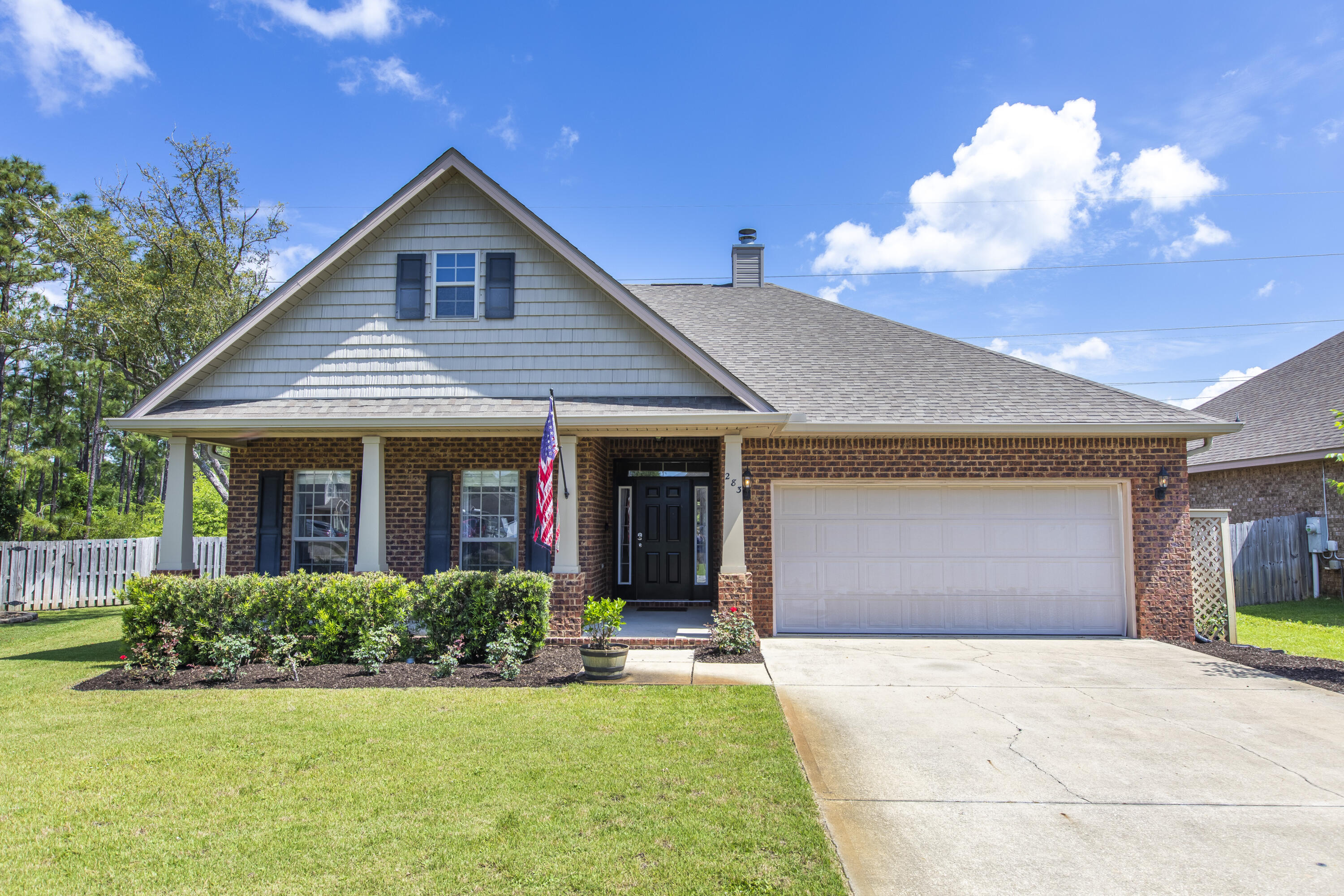 This 3 bedroom, 2 bathroom home in Phase 1 of Peach Creek is located on a huge lot with plenty of room for a pool. This home features an open floor plan with all living and bedrooms on one level, fireplace, two car garage and a screened in back porch. Peach Creek is conveniently located in Pt. Washington with easy access to 30A shopping and dining, beach accesses or the bay. This home is the perfect setup for a full time residence or second home and Peach Creek is a great family neighborhood.