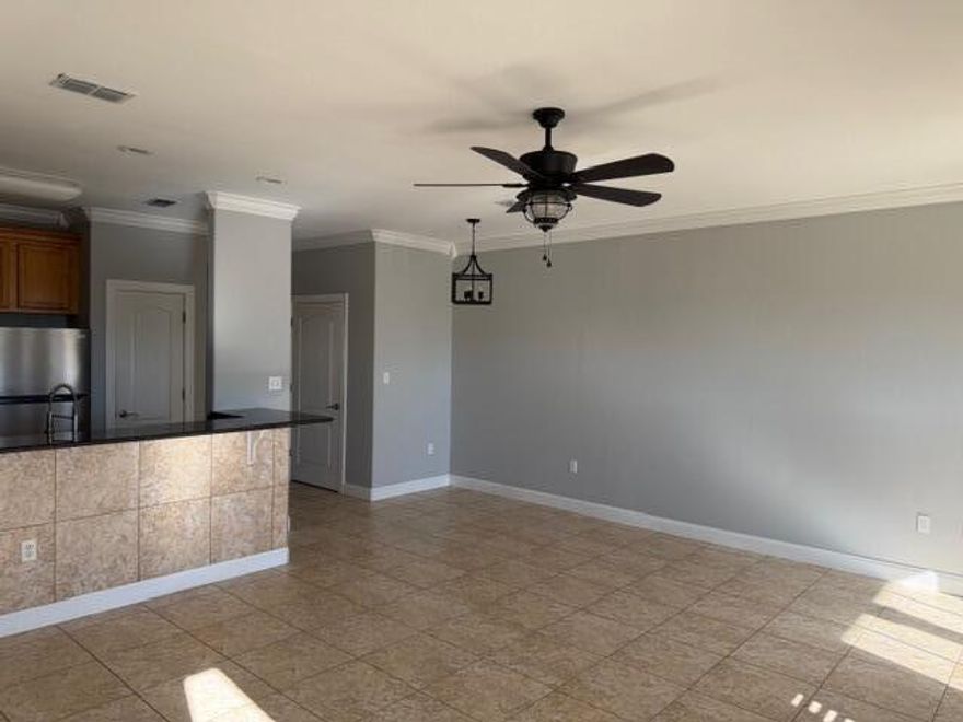 Spacious three-bedroom, 2.5-bath townhome located in the heart of Destin, close to shopping, dining, and beaches.The kitchen features stainless steel appliances and opens to a bright living area. Travertine flooring runs throughout the entire first floor, as well as the upstairs hallway and bathrooms, giving the home a clean and upscale feel.All bedrooms are located upstairs and are carpeted for comfort. The large master bedroom includes a walk-in closet and a private master bathroom. Two additional guest bedrooms share a full guest bathroom. Washer and dryer are conveniently located upstairs near the bedrooms.Additional features include a one-car garage and a private, covered patio in the back--perfect for relaxing or entertaining.