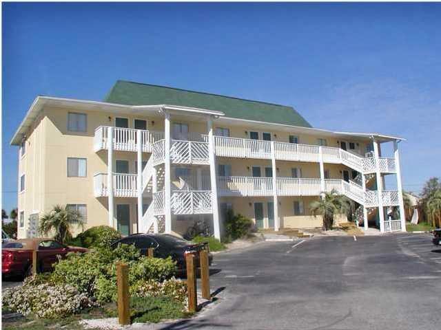 This one wont last long!! One bedroom, one bath condo located on Holiday Isle in Destin. Ground floor, West-end unit, fully furnished. Unit comes with full-size stackable washer/dryer. Located within a 1/4 mile to the Gulf of Mexico, Jetties and Norriego Point. This unit can be used as a primary, second home, long term or short term rental investment. (Many options) Call today for your appointment!