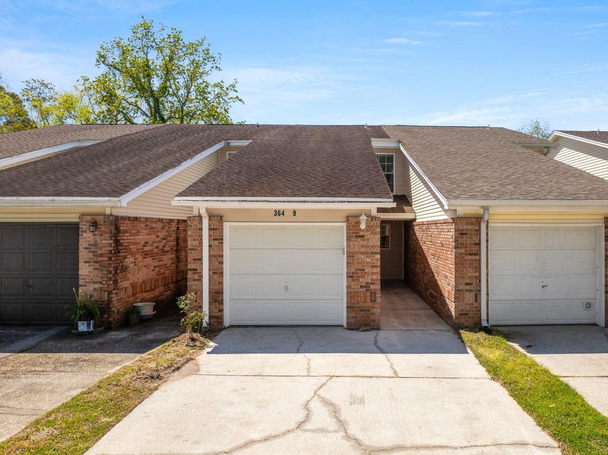 Priced to Sell! Great Location. NO HOA! Easy access to all area military bases, beaches, schools & more. New flooring & Fresh Paint. Kitchen has granite countertop and brand new dishwasher (4/2024). 2 Spacious Bedrooms are located on the second floor. Attached 1 car garage with overhead opener and Double wide driveway provides plenty of parking. Interior laundry room off the living room.  Back yard is good sized for a townhome. Sit outside on the covered back porch and enjoy your favorite beverage.  The townhome is situated across from undeveloped land owned currently by the US GOVT. Roof 4/2012 HVAC 2006, Water Heater 11/2020. Unit is vacant and just waiting for you to move in! Buyer and Buyers Agent to verify any & all information deemed important to them, , to include but not limited to square footag,room dimensions, age of major systems and zoning.