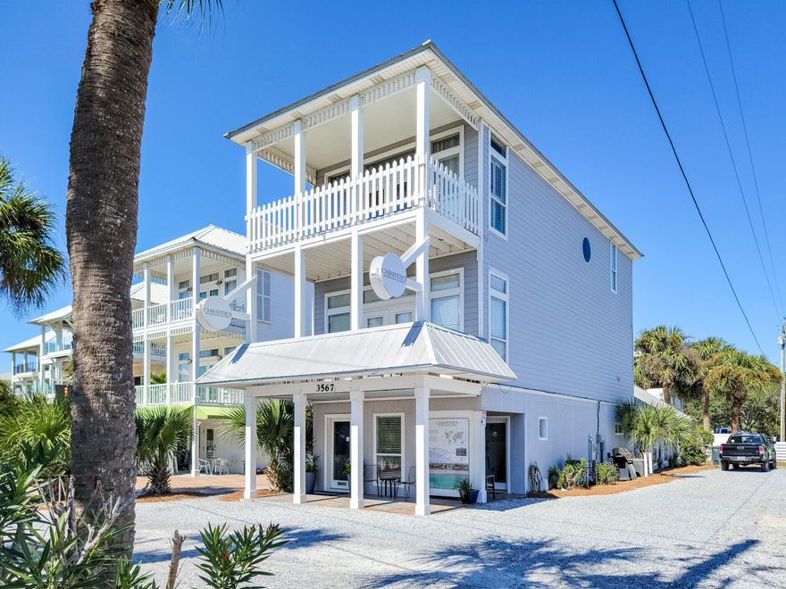 ommercial usage allowed Currently being used as a real estate office on the first floor with a 3 bedroom / 3 bath above. Being sold unfurnished. As Is with right to inspect.Double income properrty.   Commercial rental on the first floor and short term vacation rental income above.