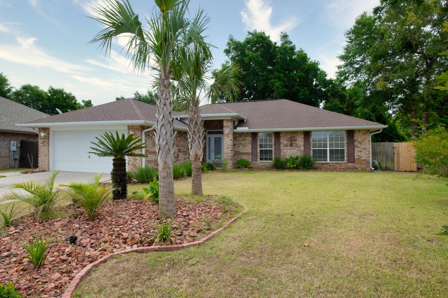 Ready to move in! This lovely home offers $15K in upgraded beautiful tile floors throughout. Excellently maintained, one owner! Split bedroom plan. Gorgeous upgraded Tile Shower in the master bath. Beautifully landscaped yard featuring extra concrete pad in the back. You will certainly be able to appreciate the extras this home has to offer.