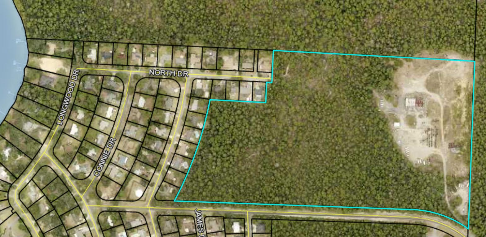 40.25 acres residential land in Poquito area in Shalimar, right outside of front gate to Eglin AFB, prime residential land and largest residential track in South Okaloosa County