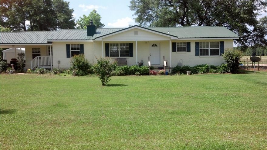 This beautiful ranch style home is approximately 1698SF, 3 bedrooms,2 baths.Situated on 2.06 acres of land allows you plenty of room to spread out and relax. Home features a kitchen with upgraded appliances, living room with fireplace and adjoining breakfast area. There is a 18x10 bonus room and a 9x10 utility room. The large deck overlooks the back yard with barn & fencing. This home has recently had the carpet & laminate flooring upgraded. The bathrooms have been renovated with new tile flooring, tubs, showers & fixtures. A must see! Buyers to verify all information deemed important to them.