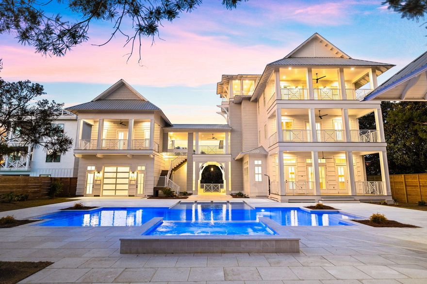 Experience luxury living at 161 Rolling Dunes, where sophistication meets comfort in this meticulously crafted compound estate set on an oversized lot half acre lot boasts 100' in width yielding an exceptional scale. This prestigious property boasts an impressive 7 bedrooms, 9 bathrooms, and spans 6,391 square feet of resort style living. Optimal short term rental opportunity abounds with $450k+ projected gross annual income with room to grow as this property establishes itself as a rare gem within the serene Blue Mountain Beach neighborhood. Notable features include a massive 50x30 private pool with ample outdoor living space and a private cabana complete with full summer kitchen, fireplace and exceptional space to entertain! Upon entry, guests are greeted by grandeur with soaring 12-foot ceilings that create an atmosphere of opulence throughout the residence. The allure continues with parking accommodations for up to 10 cars, ensuring convenience and exclusivity for every visitor.
Nestled on a half-acre lot, this oasis offers a retreat like no other, featuring not one, but nine charming porches, perfect for enjoying the serene surrounding. Immerse yourself in outdoor luxury with a large cabana, complete with a fireplace and summer kitchen, ideal for entertaining guests or savoring quiet moments under the stars.
Adding to the allure is a carriage house, providing additional living space with a bedroom, full kitchen, and washer dryer, offering versatility and functionality for modern living.
Indoors, four spacious living rooms beckon relaxation and social gatherings, while two fireplaces create an ambiance of warmth and sophistication. The expansive pool deck spans around 3,500 square feet, adorned with high-end concrete pavers, offering the ultimate setting for outdoor leisure and entertainment.
Culinary enthusiasts will delight in the gourmet Thermador appliances found within the two kitchens, ensuring every meal is prepared to perfection. Convenience is paramount with four sets of washer and dryer, three ice makers, and three refrigerators, catering to every need with ease.
Outdoor bliss awaits with a lavish 50 by 30-foot pool, inviting residents to indulge in the epitome of luxury living. Additionally, three garage doors provide ample storage and accessibility for vehicles and equipment.
Experience the epitome of luxury living at 161 Rolling Dunes, where every detail has been thoughtfully curated to elevate the standard of living. This prestigious estate, with its unparalleled amenities and timeless elegance, awaits those with discerning taste and a desire for the extraordinary.

Please reach out to us today for the cost-to-own and rental projection figures for the property.