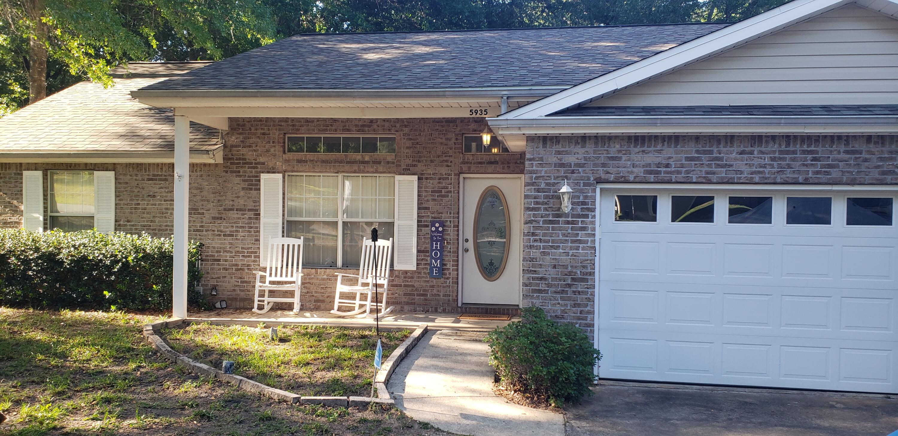 This all brick home is located in a quiet subdivision on a low traffic street. It has 10' raised ceiling in the living room and an open floor plan to the kitchen with breakfast bar. New flooring in the main living space. You have marble vanities in both bathrooms and a whirlpool garden tub in the master bathroom. Oversized master bedroom has a walk-in closet. An attached 2 car garage + 16 x 20 detached garage workshop with a single garage door. Need additional parking for an RV or boat, no problem. Oversized deck for entertaining. Roof installed in 2020, AC replaced in 2015. Carpets just professionally cleaned.