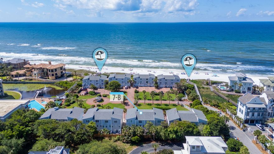 A 30A Gulf-View Townhome RetreatWelcome to your slice of paradise, nestled in the heart of the prestigious 30A corridor--where sugar-white sands meet luxury coastal living. This stunning gulf-view townhome offers the perfect blend of comfort, style, and prime location, just steps from the shimmering turquoise waters of the Gulf of Mexico.Ground Floor Getaway: Enter through a private, gated entry into a deep one-car garage, complete with a washer and dryer for your convenience. Just inside, the ground level features a charming double bunk space--perfect for guests or little ones--alongside a full bathroom and sliding glass doors that lead out to your private, fenced backyard. Whether you're rinsing off after a beach day or relaxing under the stars, this outdoor escape offers a rare touch of seclusion.

Second Floor Views & Living: Ascend to the second level and discover an open-concept kitchen and living room that seamlessly blend coastal charm with modern function. The fully equipped kitchen features generous counter space and cabinetry, ideal for hosting family dinners or cocktails with friends. Step out onto your private balcony and take in the sweeping views of the gulfwhere the rhythm of the waves provides a soundtrack to everyday life. A convenient half bath and multiple closets round out this level, offering both comfort and storage.

Third Floor Tranquility: Upstairs, you'll find two full-sized bedrooms, thoughtfully designed for rest and relaxation. Wake up and walk onto your second private balcony with a cup of coffee, or wind down in the evening with a glass of wine, surrounded by coastal breezes and patio furniture. A full bathroom is shared between the bedrooms, and a nearby HVAC and additional closet space ensures everything stays organized and efficient.

Resort-Style Amenities: Beyond your front door, enjoy exclusive access to a sparkling pool, scenic boardwalk to the beach, and a pergola area perfect for outdoor gatherings. Paver-lined pathways wind through this gated community, where the landscaping is meticulously maintained, offering a serene, upscale environment all year round.

Prime 30A Location: This townhome is more than a homeit's a lifestyle. Just minutes away, discover world-class dining from some of the best chefs in town, high-end boutiques, and luxury shopping experiences. Whether you're seeking adventure or relaxation, this home places you at the center of it all.

Your Beach Dream Awaits: Whether you're searching for a full-time residence, a vacation getaway, or an investment opportunity, this 30A gem checks every box. Coastal elegance, unbeatable views, and a community that defines luxury beach livingschedule your showing today and let the waves welcome you home. Come stay here permanently, make it your second home, or an amazing investment opportunity full-time.... The choice is yours! 