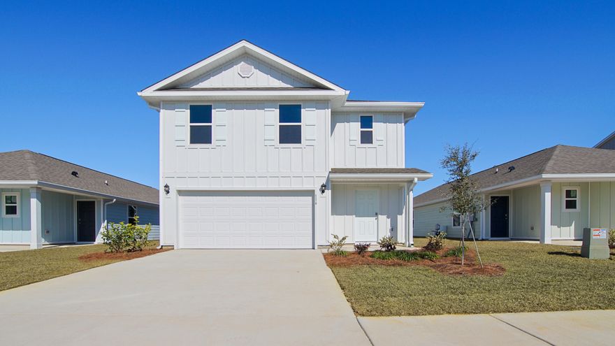 This amazing 2 story single-family home features 5 bedrooms and 3 bathrooms optimizing living space with an open concept feel. The kitchen overlooks the dining and great room, while having a view to the patio outside. Ample windows allowing natural light into the living area. The well-appointed kitchen features an island with bar seating, oversized pantry, plentiful cabinet and counter space and stainless steel appliances, making entertaining a breeze. The first floor also features a bedroom, and full bathroom. As we head up to the second floor, we are greeted with bedroom one that features an ensuite bathroom as well as three additional bedrooms, another full bathroom, and a laundry room