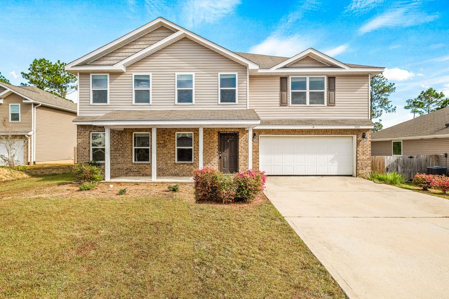 Partridge Hills neighborhood located SOUTH of I-10 on the east side of Hwy 85. The Kendal plan is a 5 bedroom 3.5 bath 2 story home. Nice covered front porch to welcome you home. Largest floor plan with over 4000 square feet! All rooms are spacious. Kitchen features stainless appliances. Large kitchen with island, pantry, smooth top range, microwave, fridge and dishwasher. Homes needs TLC. Possible paint & carpet allowance with an acceptable offer. Ready to close and buyer may be in before Holidays! County taxes, public sewer and underground utilities.