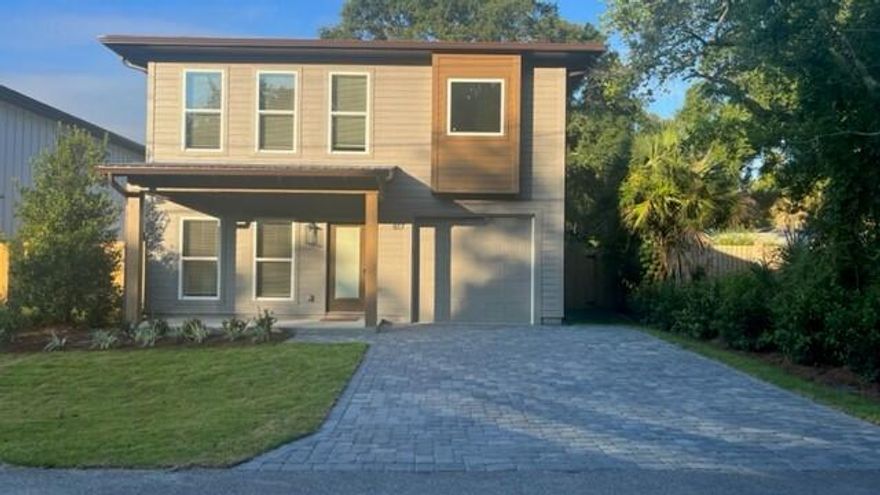 Brand New Build located in Destin. This beautiful home features 4 bedrooms, 3 baths, two living areas one on each floor, Wet bar in upstairs living room, single car garage with 40 amp electric vehicle plug in, gas stove and tankless water heater, in the vicinity of the  parks on Calhoun, elementary school and harbor district. Way too many extras to list. Lawn Care included. Watch for the date!