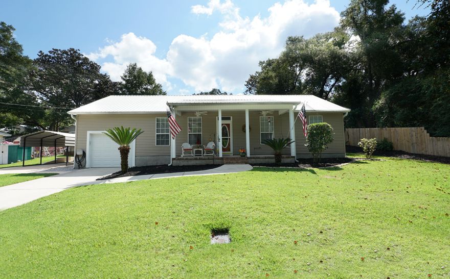 Lovely 3-Bedroom Home with Bonus Room in Central NicevilleThis charming 3-bedroom home offers a phenomenal backyard and a spacious bonus room, all in a prime central Niceville location--just two streets from Niceville High School, Ruckel Middle School, the city library, restaurants, and coffee shops.Inside, you'll find an open living and dining area alongside a large kitchen featuring abundant cabinetry, granite countertops, stainless steel appliances, and a center island. All three bedrooms are conveniently located on one side of the home. The primary suite includes a double vanity and a tub/shower combo, while the additional bedrooms share a hall bath. A generous laundry room and an attached one-car garage complete the main floor. Upstairs, the bonus room provides flexible living space along with walk-in attic access.

Step outside to a truly inviting backyard with a large patio, a covered porch, a shed, a brick retaining wall, a level grassy area, and full fencingperfect for relaxation, play, or entertaining.