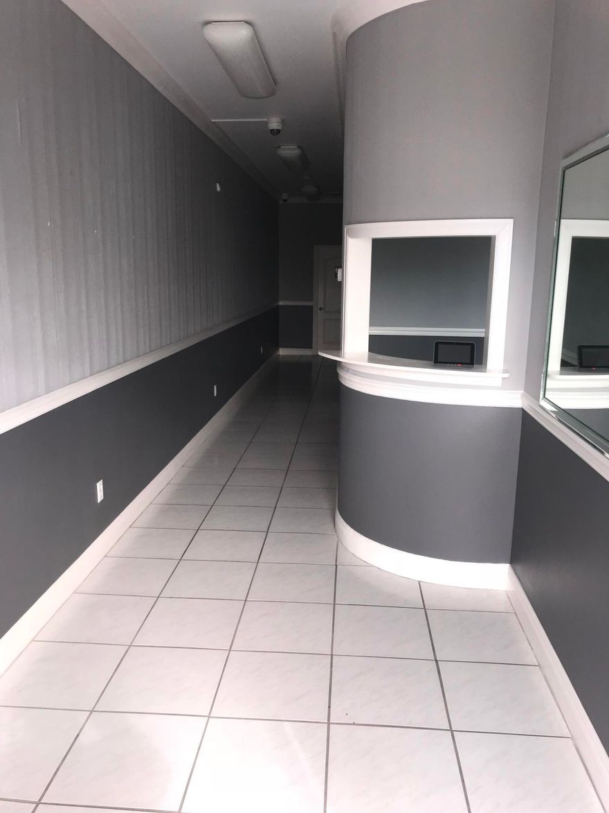 Remodeled professional office space. Crown Molding, chair rail, sound system, tile floors, restroom with granite counter. Features 2 private offices, conference room or additional office, small kitchen, and lobby. 1 of the offices is larger suiting 3-4 people. Professional finishes. Exterior of building was recently painted & parking lot was recently paved as well! This price includes all fees to tenant except sales tax, NO CAM! Call today!