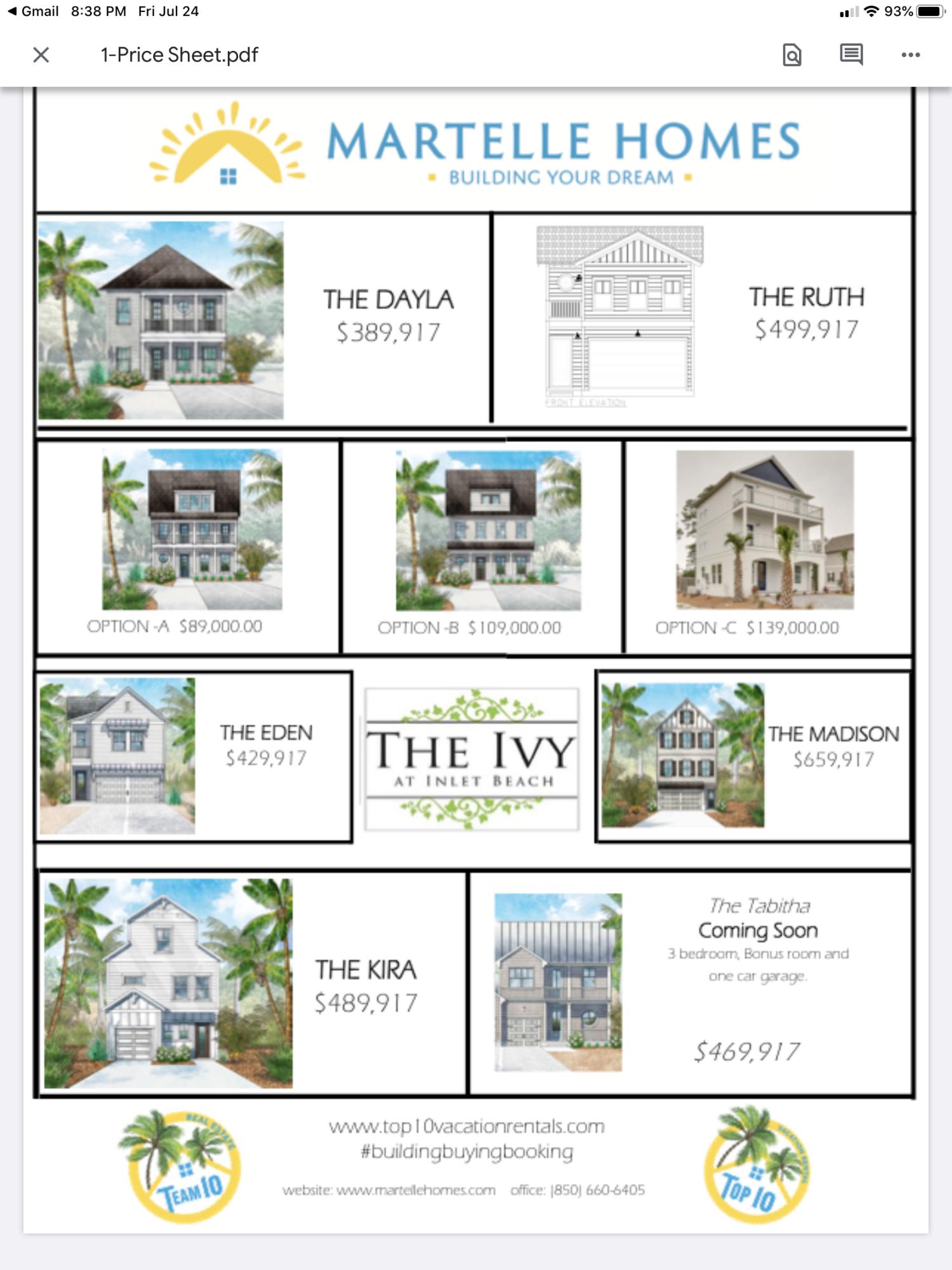 The Ivy at Inlet Beach - Residential