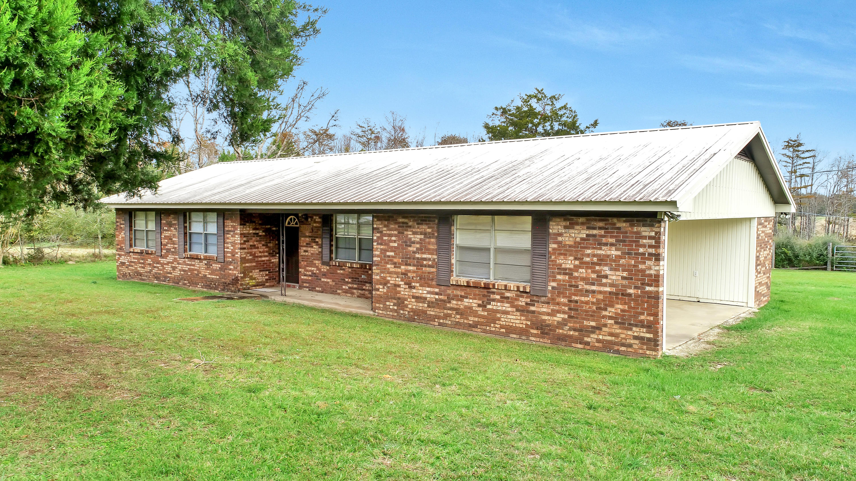 80 AC Farm/Ranch property fronts Hwy. 179-A near New Hope Community. Land has Rolling Hills, Fencing, approx. 50 acres Improved Pasture or Farm Land. 30 acres timber and ponds. Large Cypress pond, Custom Fish Pond, Some Wooded Areas. Watch Deer and Turkey hunting. 3/2 Brick Home, all appliances included Laundry Rm incl. Washer/Dryer. 32' x 40' pole barn,12' 24' metal building w/Carport. Westville, FL, 32464. Copy of old survey in document tab. Closing at Championship Title LLC. Brandi Culhane850-502-5309 brandi@championshiptitlellc.com