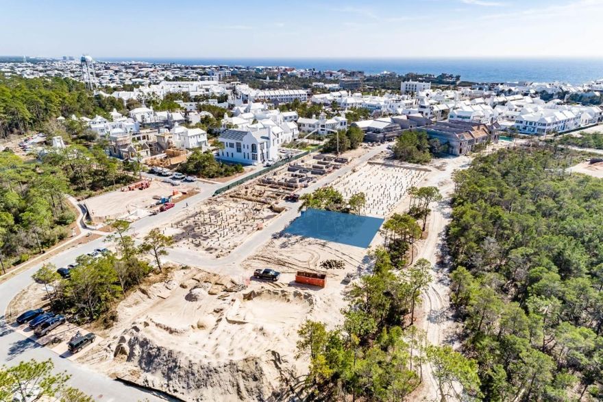 Entered for comp purposes. Large homesite located north of 30A overlooking Turtle Bale Spring North in Alys Beach.