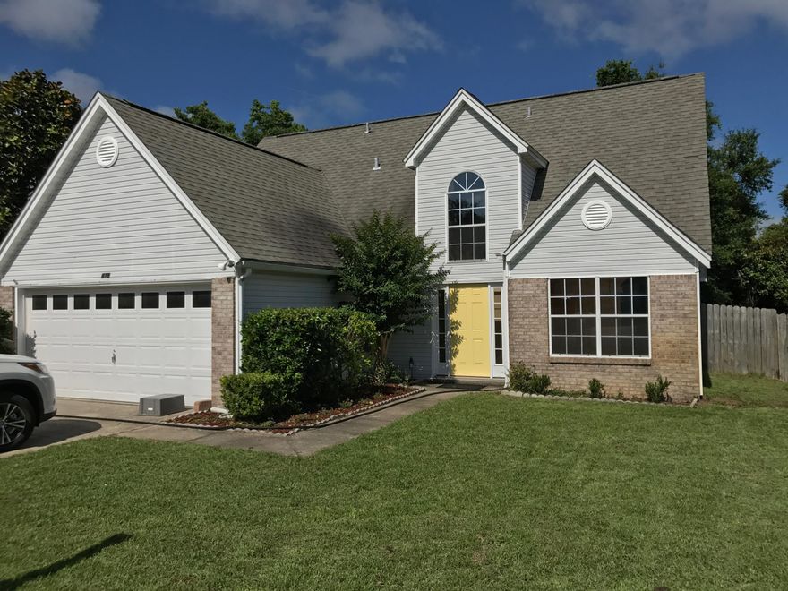This Fantastic home is in a convenient location to Hurlburt Field. A unique floor plan in this two-story contemporary with upgrades galore. New HVAC system, formal dining room leads in to open kitchen that is completely new. Featuring granite counter tops, new cabinets with soft close doors, ALL new stainless appliances and breakfast bar. Cathedral ceiling in living room with brick fireplace. There is a half bath off ceramic tiled foyer. Large master bedroom downstairs with coffered ceiling. Master bath with walk-in closet, double vanities and separate custom tiled shower. There are two bedrooms and a full bath upstairs. Nice open deck off living room overlooks privacy fenced back yard. Seller is willing to contribute $4000 toward your closing cost with an acceptable offer.