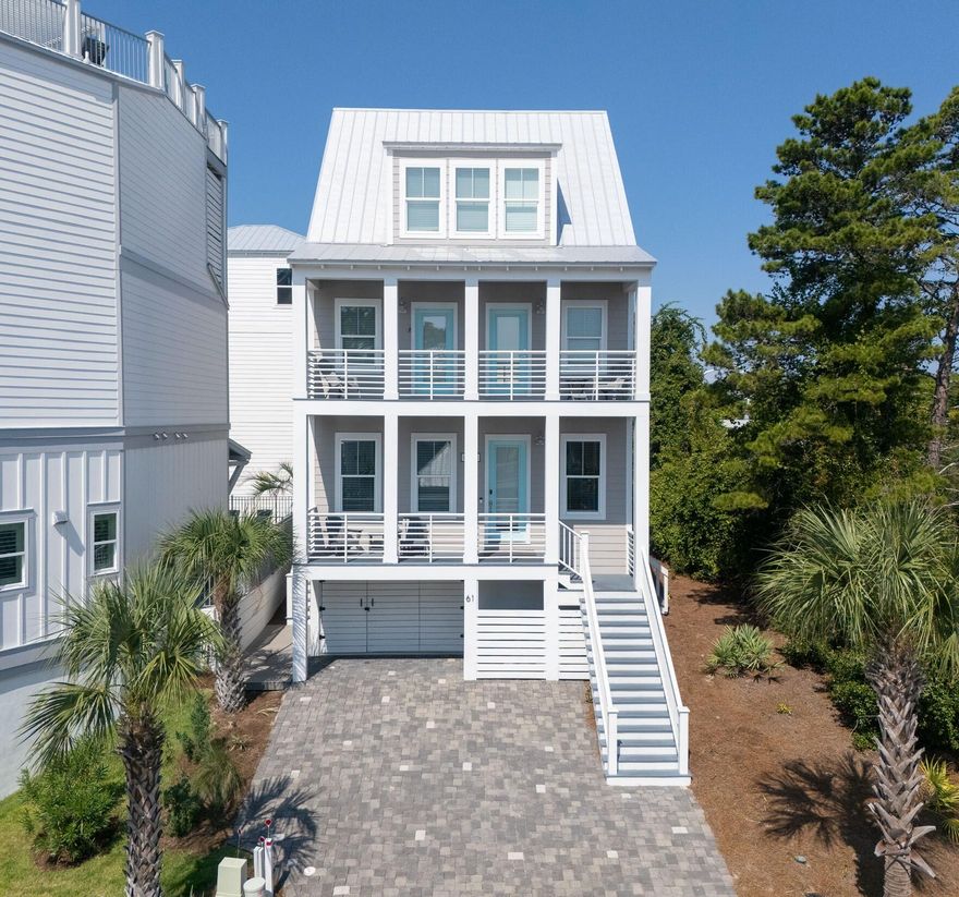 Welcome to Casa Vitoria, a 5-star vacation rental with excellent rental history.  Over 40 transferrable reviews, all 5 stars, tell you all you need to know about this stunning 4-bedroom, 3.5-bathroom home located in the heart of Dune Allen, just off 30A. This beautifully designed residence seamlessly combines luxury and convenience, making it the ideal coastal retreat. The spacious 2-car garage offers ample storage for all your beach essentials, and there's parking available for 4-5 cars. The property also includes four separate owners' closets, providing plenty of locked storage space, ideal for managing a vacation rental. The prime location provides easy access to two public beach access points within half a mile. Just a short stroll away, you'll find the renowned Stinky's Fish Camp where you can indulge in some of the best local cuisine for lunch or dinner. The community pool provides a relaxing oasis just steps from your door.

Casa Vitoria boasts over 40 glowing 5-star reviews, reflecting the consistent guest satisfaction this property delivers. Guests rave about the spacious and comfortable accommodations: "This house had enough bedrooms and bathrooms for everyone to be comfortable and have the privacy they wanted," and "The home is beautiful and spacious! We loved the living area that comfortably seated all of us! The kitchen is well stocked, the bedrooms and bathrooms plentiful and comfortable!"

This property is being sold fully furnished and turn-key ready, making it an effortless investment opportunity. Reviews are able to transfer to the new owner.  Casa Vitoria is more than just a home-it's a proven investment and a place where cherished memories are made.
