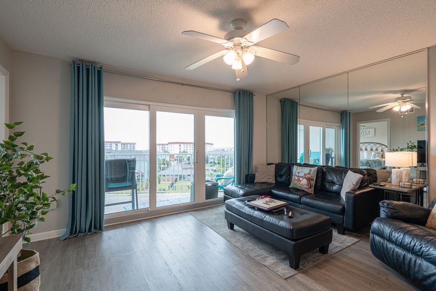 GREAT NEW PRICE adjustment! Welcome to your new beachside oasis! This fantastic fifth-floor condo offers views of the Gulf from your private balcony. Fully and tastefully furnished, this unit also features balcony access from the main bedroom. Take advantage of this delightful beachside unit. Perfect for short-term rentals, this property will impress with its indoor/outdoor pool, which is heated in the winter months. Ample parking is offered for your convenience. Whether you're looking to relax by the pool or soak up the sun on the beach, this condo offers it all for making vacation memories!