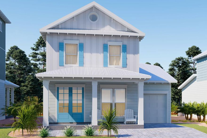 Enjoy the Rosemary Beach lifestyle for a fraction of the price! The Preserve at Inlet Beach is a coastal community located just off the east end of iconic 30-A, the pinnacle of a Florida coastal lifestyle. We have 28 New Lot/Home Packages to choose from and 4 Floor Plans. This is the Draper floor plan. *Check out the Preserve at Inlet Beach lifestyle video and virtual tour of our amazing model home (Powell floor plan) in the Photos section* This premier development is only a short walk or bike ride to the largest public beach access in Walton County, 30 Avenue for shopping and entertainment, Camp Helen State Park, and Rosemary and Alys Beach. The Preserve at Inlet Beach features a community pool and a dock for easy access to Lake Powell.